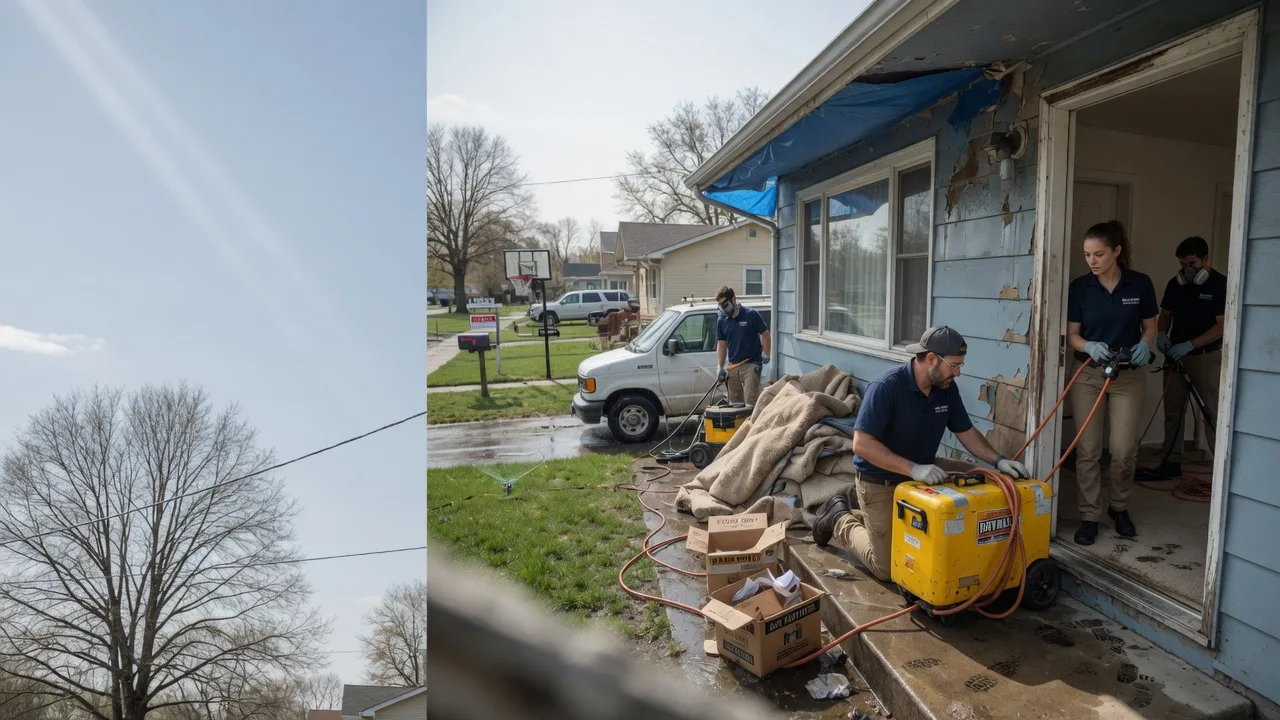 Basement Flood Cleanup in Zanesfield, OH near me